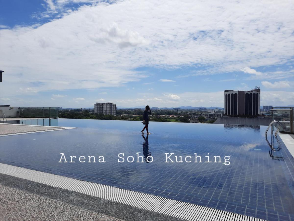 Arena Soho Kuching With Infinity Rooftop Pool And Free Wifi Exterior foto